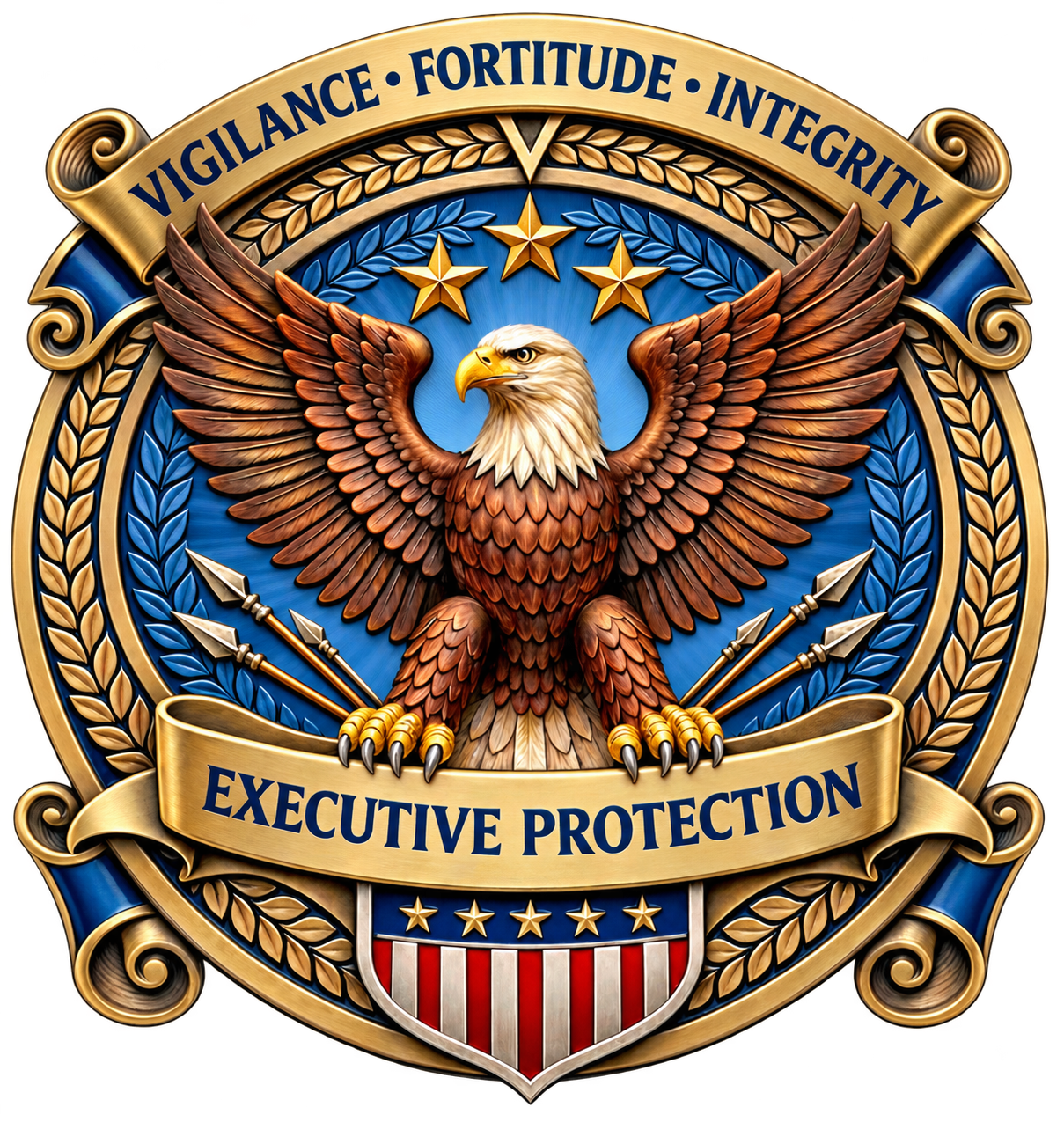 Executive protection emblem